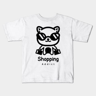 Shopping Addict Kids T-Shirt